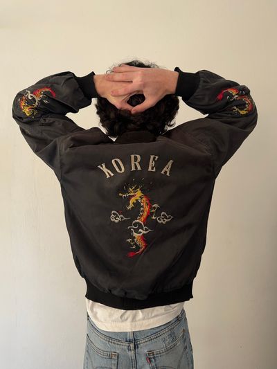 1980s MA-1 reversible souvenir Bomber jacket (L)