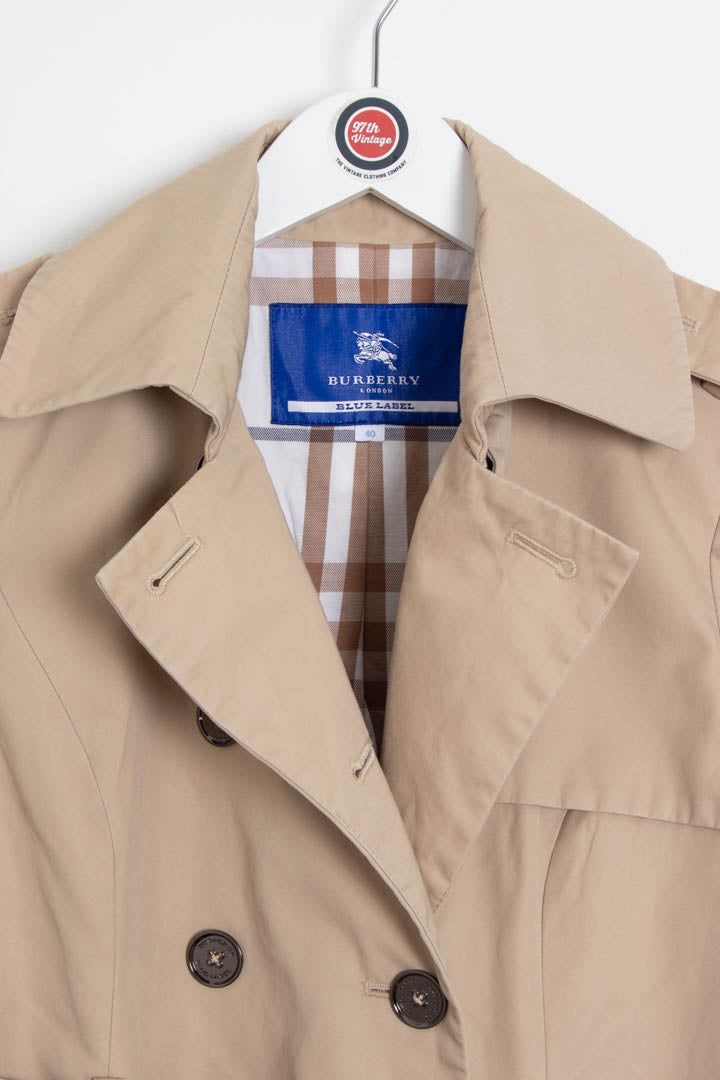 Women's Burberry Blue Label Trench Coat (UK 8) image 4