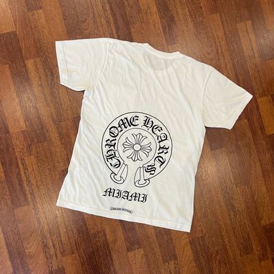 Chrome Hearts Miami Exclusive T-shirt White Taglia L (Usata)