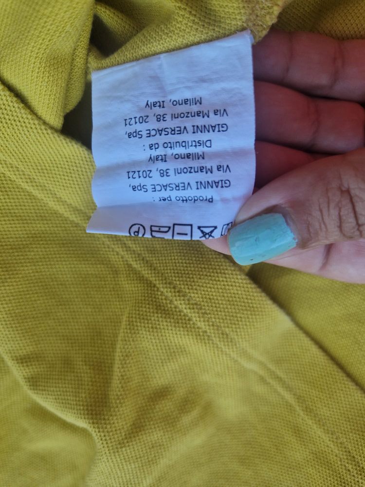 Immagine di Young Versace Yellow Polo Shirt 3