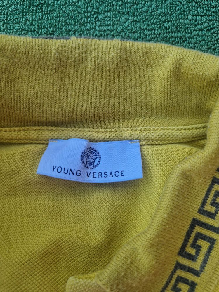 Immagine di Young Versace Yellow Polo Shirt 5