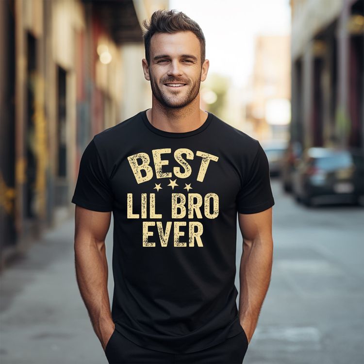 Best Lil Bro Ever 47 Tee, Funny AU 6