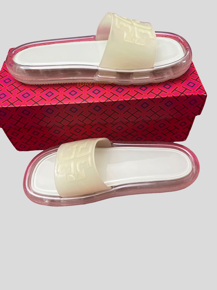 Tory Burch Tory Burch New Ivory Bubble Jelly Tpu Slides product image