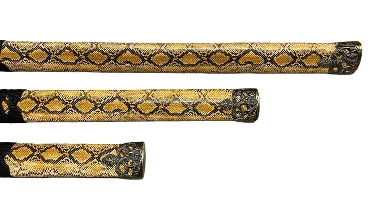 King Cobra Samurai Sword Steel Katana Set of 3 image 7