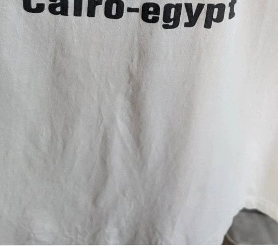 Immagine di Hard Rock Cafe Cairo Egypt Graphic T-Shirt XL Cream Egyptian Cotton 9