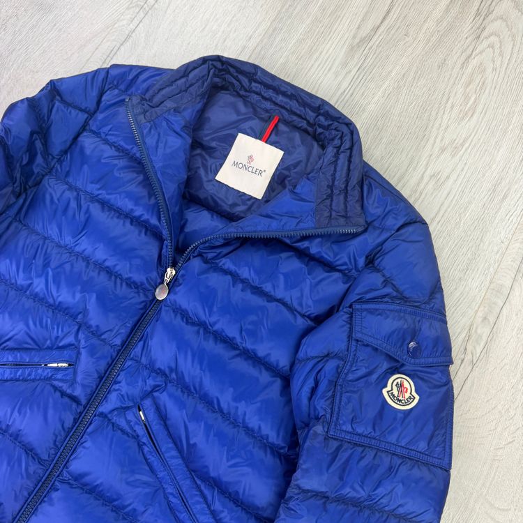Moncler Agay Giubbotto Men’s Blue Puffer Jacket - Size 2 8