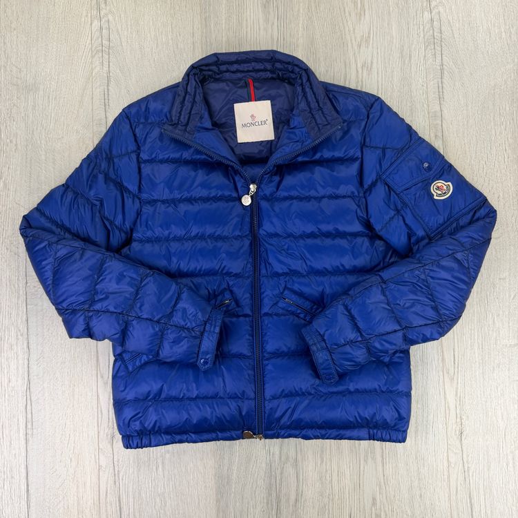 Moncler Agay Giubbotto Men’s Blue Puffer Jacket - Size 2 6