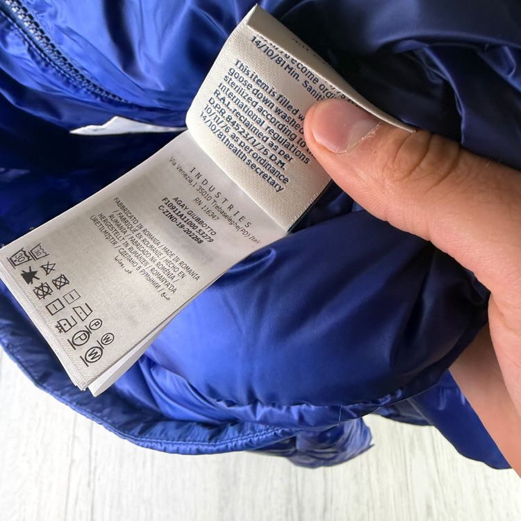 Moncler Agay Giubbotto Men’s Blue Puffer Jacket - Size 2 3