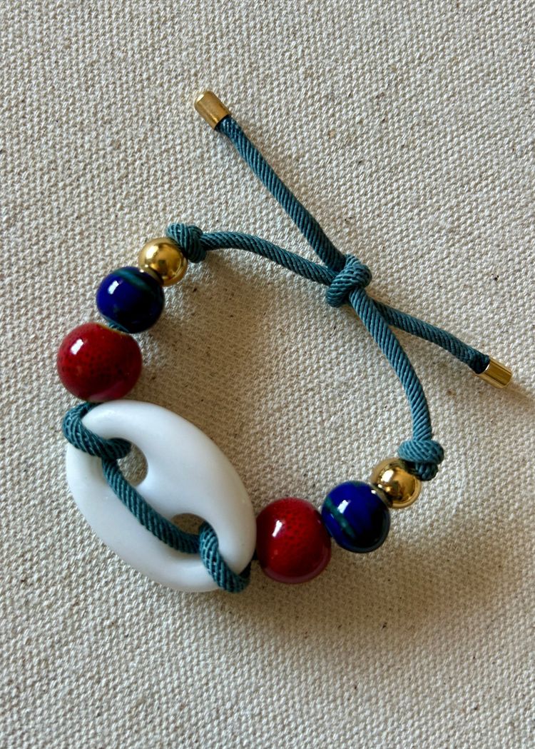 Immagine di Pulsera Link stone white 3