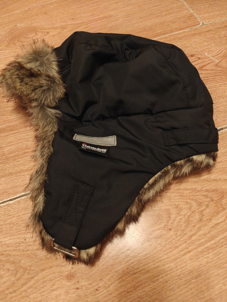 Trespass Black Winter Trapper Hat