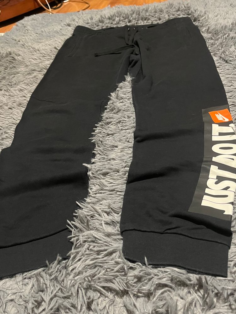 Nike Black Sweatpants With Just Do It Logo product image