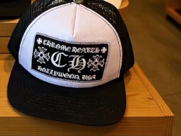 Chrome Hearts Chrome Hearts Black And White Trucker Cap product image