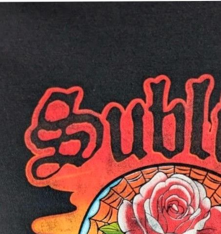 Official Sublime Sugar Skull Long Beach Ca Graphic Band T Shirt Size XL image 9