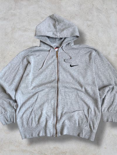 Nike Grey Zip-Up Hoodie