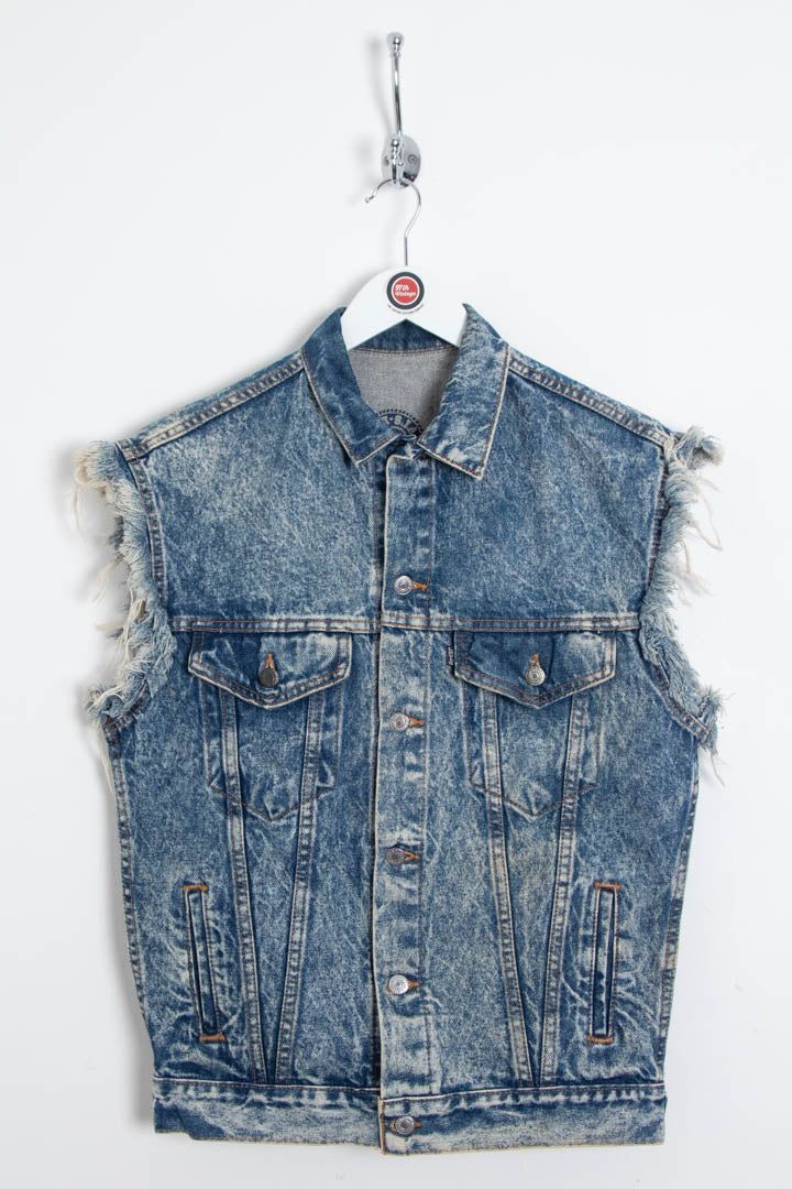 Immagine di Women's Levi's Acid Wash Denim Trucker Vest (XL) 1