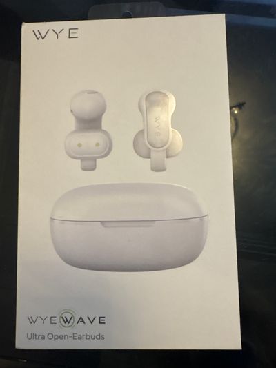 White Wireless Earbuds With Charging Case