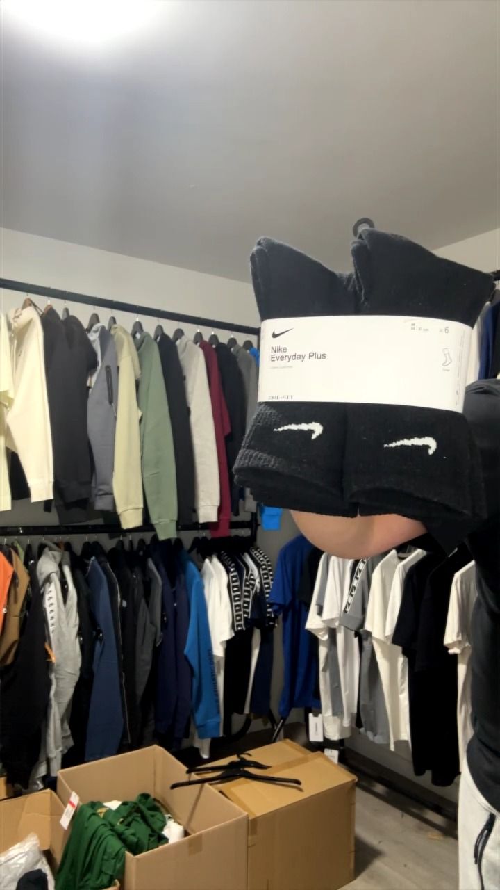 Nk MENS 6PK NK SOCKS BLACK 5-8 ONLY product image
