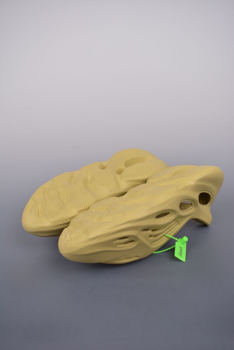 Yellow Foam Slip-On Shoes image 2