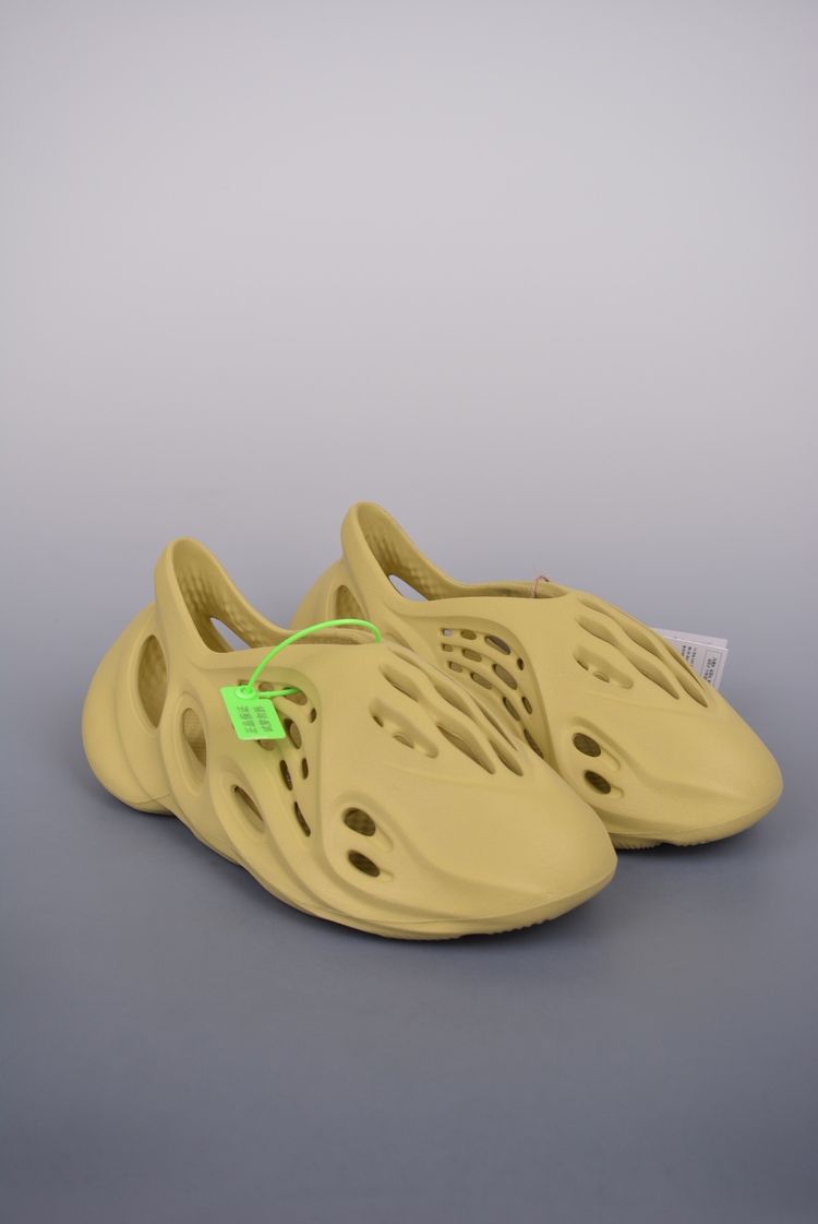 Yellow Foam Slip-On Shoes image 4