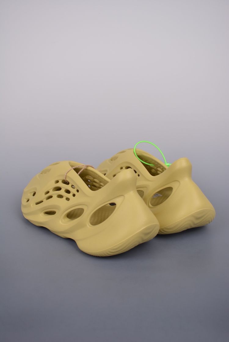 Yellow Foam Slip-On Shoes image 3