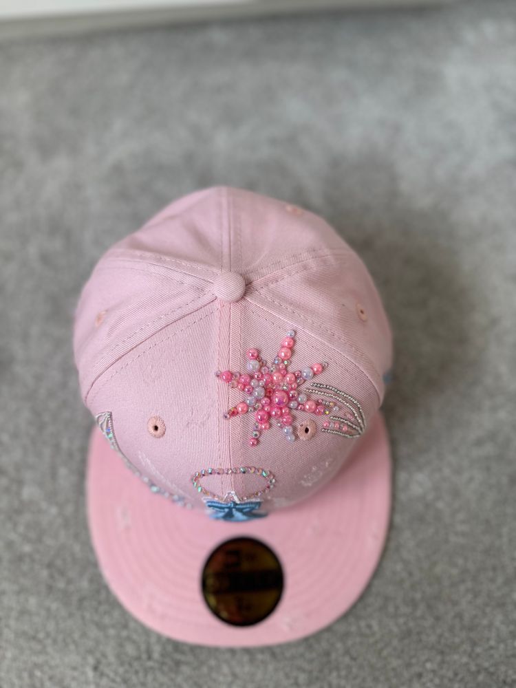 New Era 59FIFTY Pink Embellished Baseball Cap obraz 7