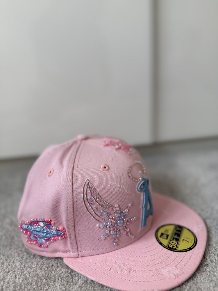 New Era 59FIFTY Pink Embellished Baseball Cap obraz 5
