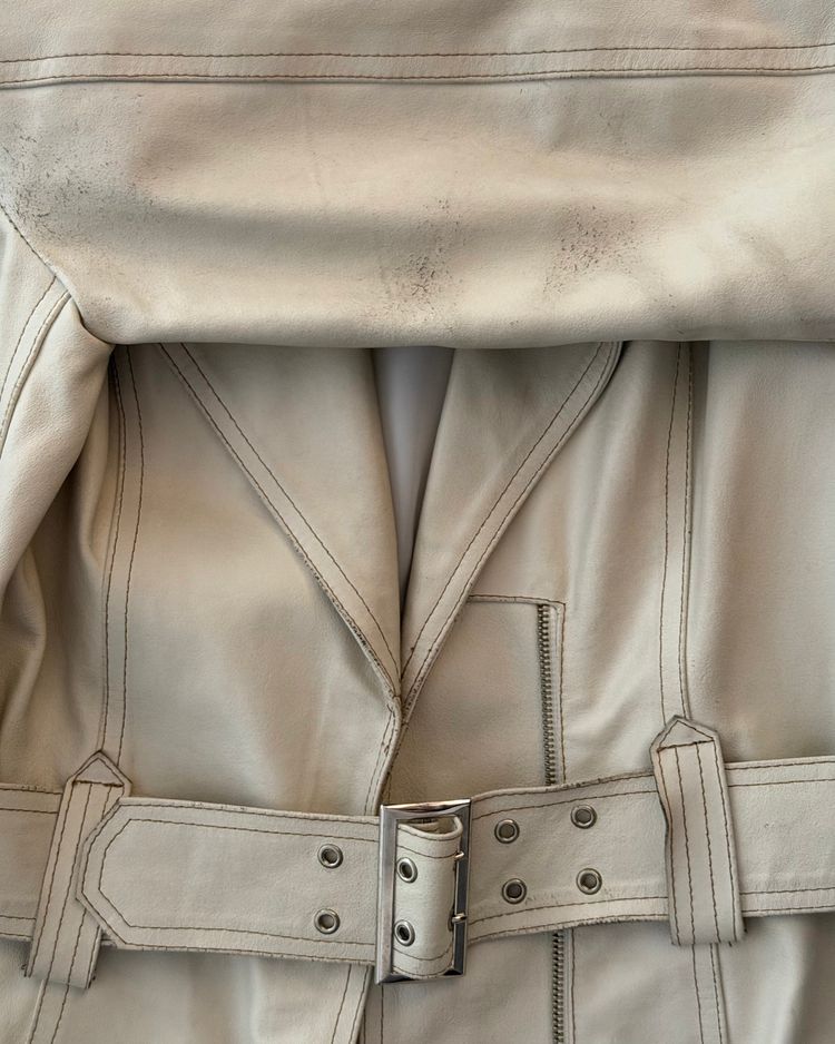 The Jasmina leather coat imagen 9