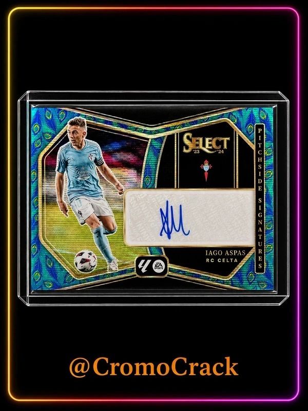 Iago Aspas Peacock Auto – Panini Select LaLiga 2023/24 SSP