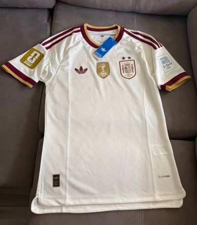 Camiseta talla S España visitante versión jugador sin estrenar!!