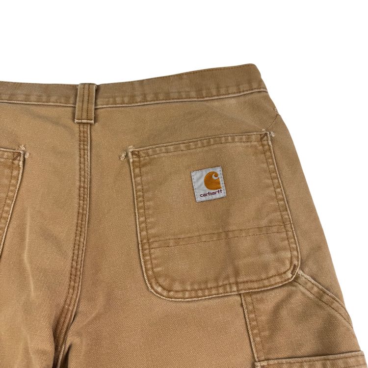 Carhartt Carpenter Workwear Trousers Tan Beige obraz 11
