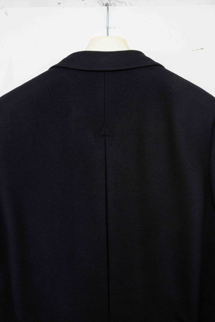 Lanvin Paris Double-Breasted Wool Short Peacoat image 15