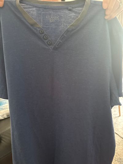 Atlantic Bay Blue Short Sleeve Shirt