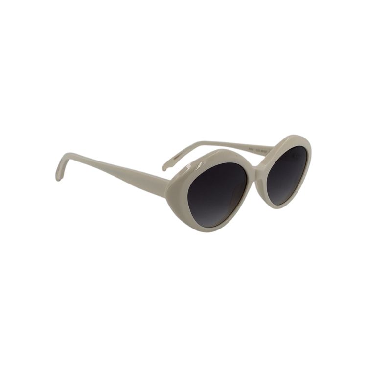 Immagine di Occhiali da sole cat-eye Silvian Heach in plastica color bianco sporco 140 mm 5