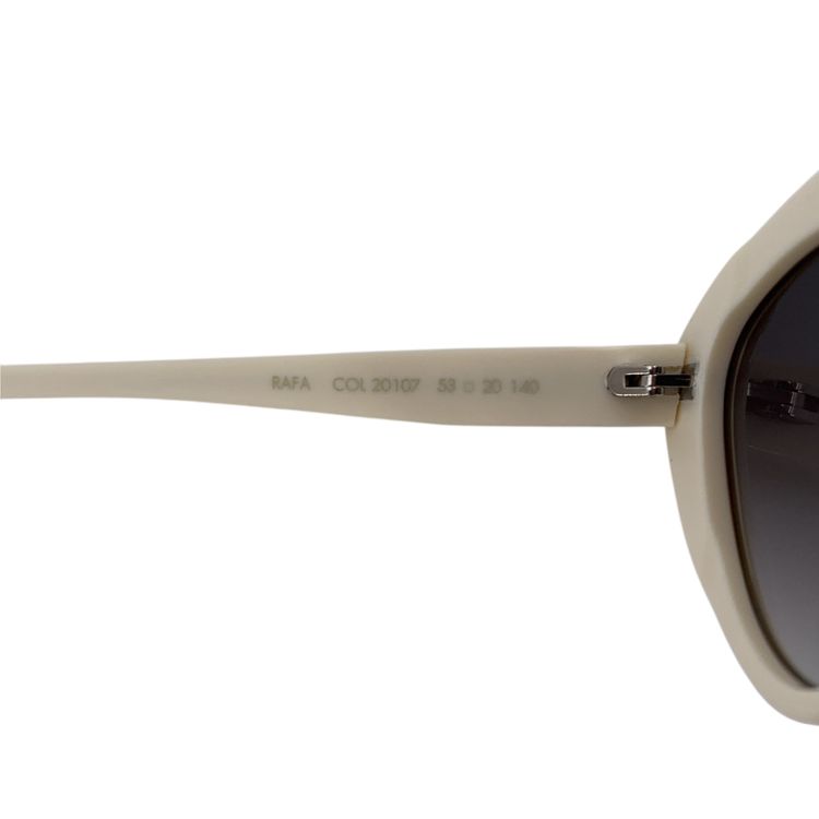 Immagine di Occhiali da sole cat-eye Silvian Heach in plastica color bianco sporco 140 mm 6