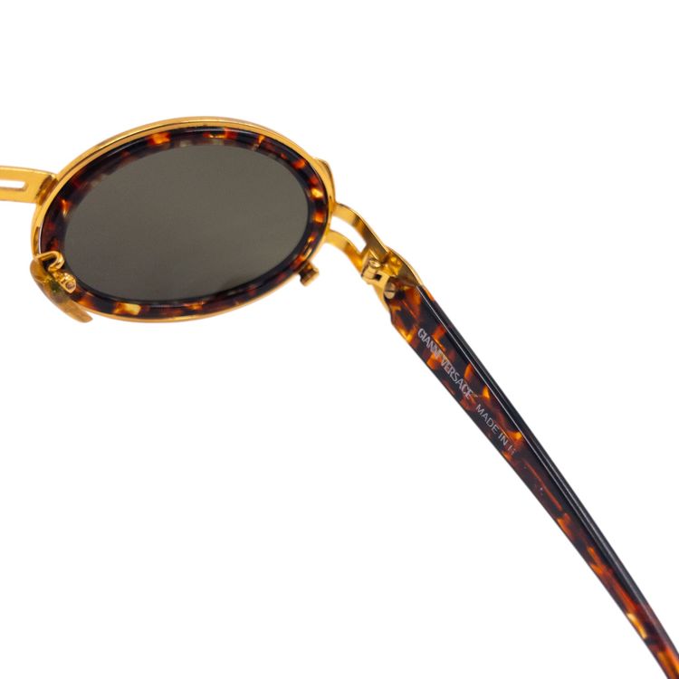 Vintage 90s Gianni Versace Tortoise Shell Sunglasses image 6