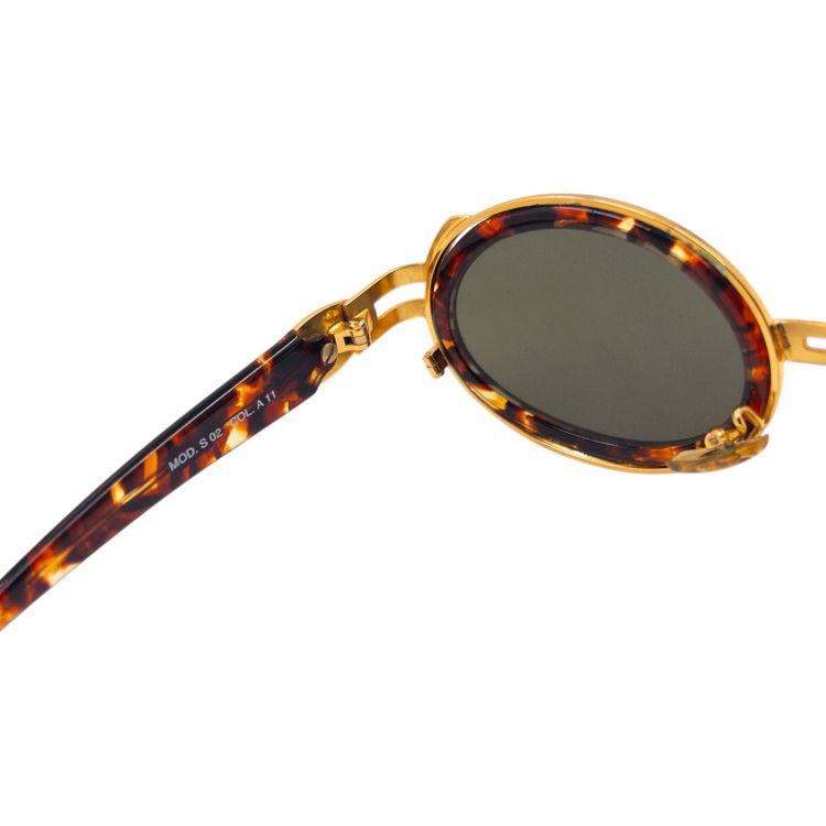 Vintage 90s Gianni Versace Tortoise Shell Sunglasses image 3