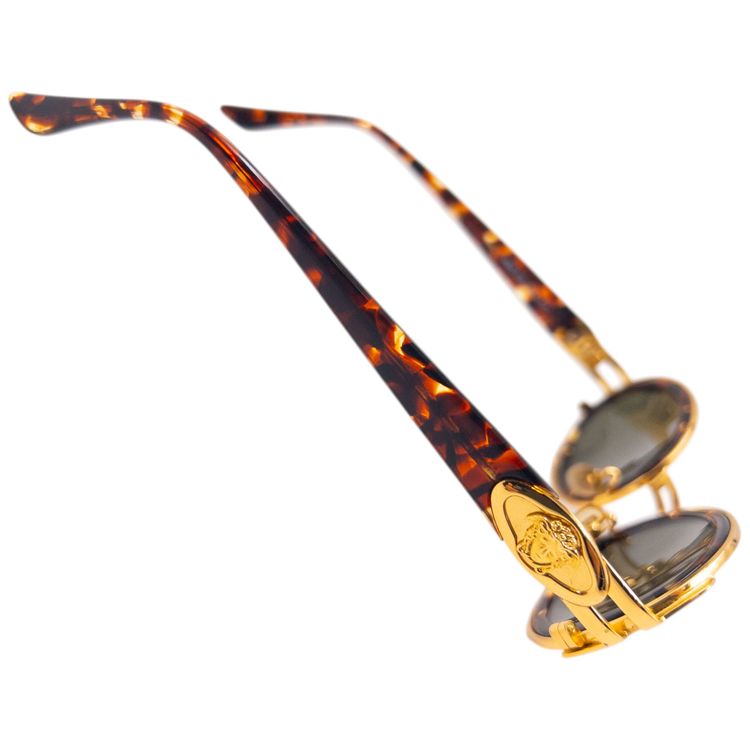 Vintage 90s Gianni Versace Tortoise Shell Sunglasses image 5