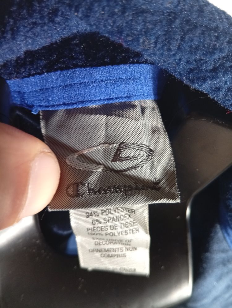 Blue And Navy Zip-Up Jacket image 6