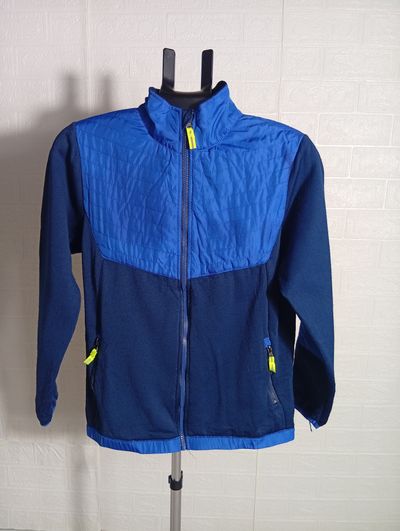 Blue And Navy Zip-Up Jacket
