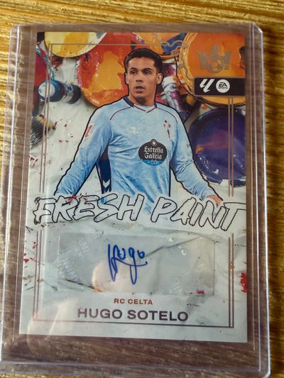 Hugo Sotelo RC Auto Panini Pitch Kings 2025-26 Fresh Paint Celta