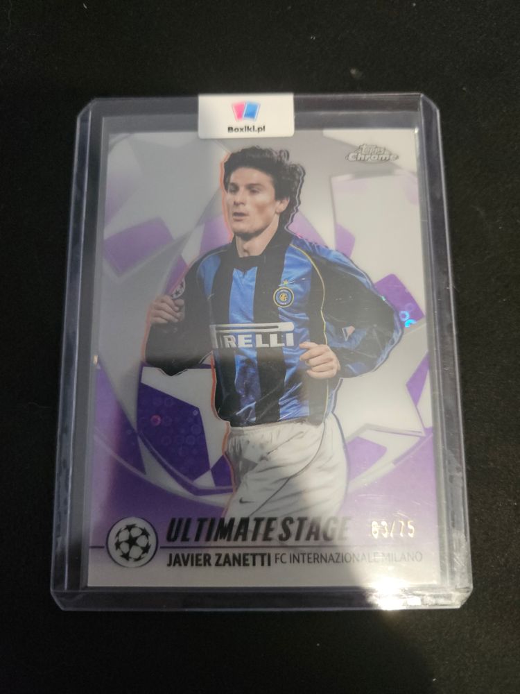 Topps 2025-26 Topps UCC Chrome Javier Zanetti /75 Ultimate Stage Inter product image