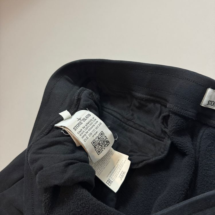 Stone Island Black Cotton Joggers - XL imagen 3