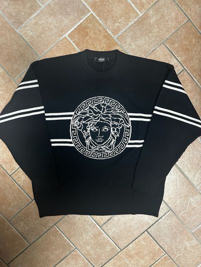Versace Knit Sweater Jacquard Medusa
