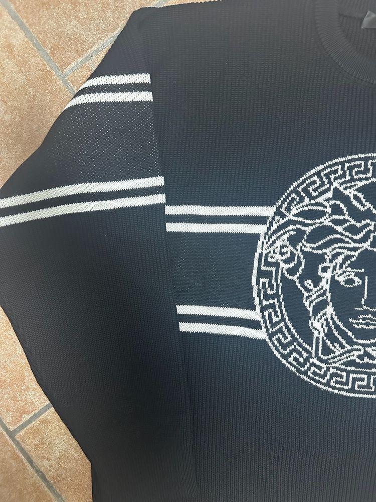 Versace Knit Sweater Jacquard Medusa image 4