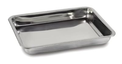3 Pcs Stainless Steel Oven Tray-Roasting Dish-Oven BBQ Tray-Sheet PAN-Oven Dish 1