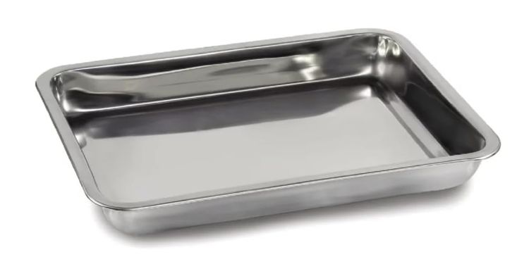 3 Pcs Stainless Steel Oven Tray-Roasting Dish-Oven BBQ Tray-Sheet PAN-Oven Dish