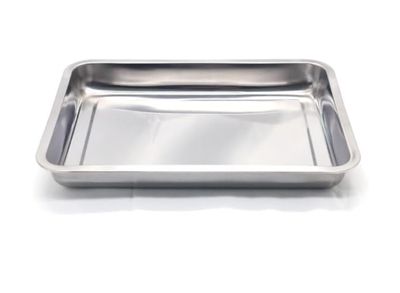 3 Pcs Stainless Steel Oven Tray-Roasting Dish-Oven BBQ Tray-Sheet PAN-Oven Dish 4