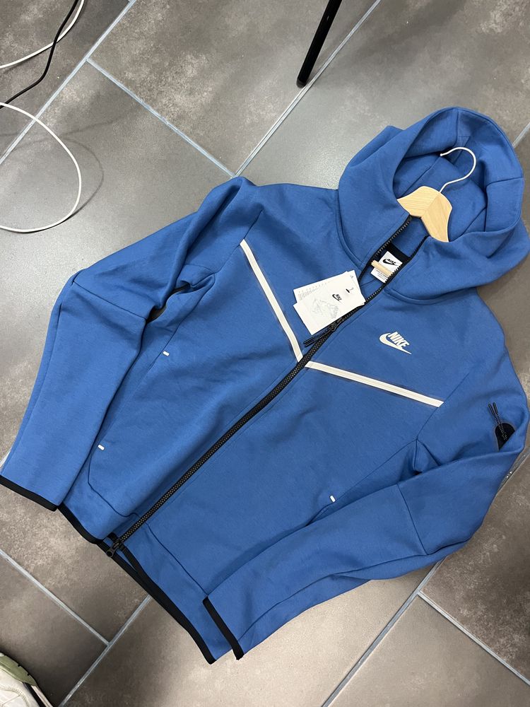Nike Blue Zip-Up Hoodie