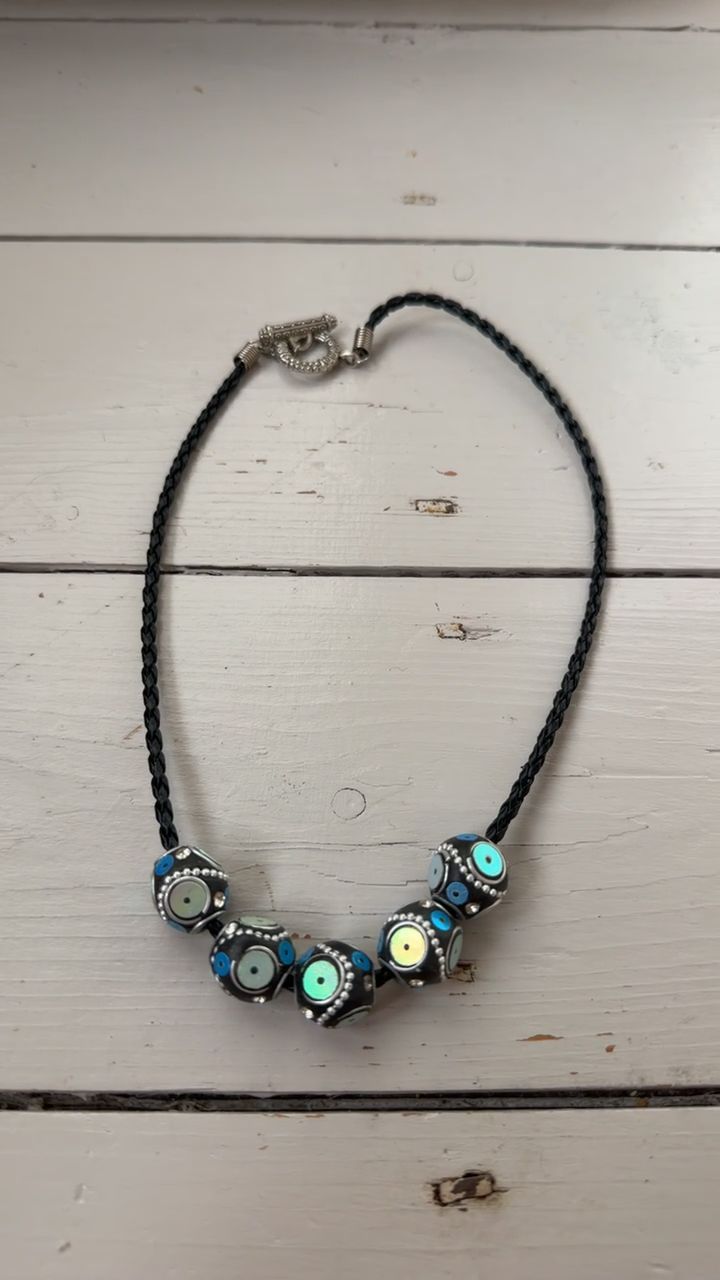 Montirex Y2K Vintage Beaded Boho Necklace imagen 1