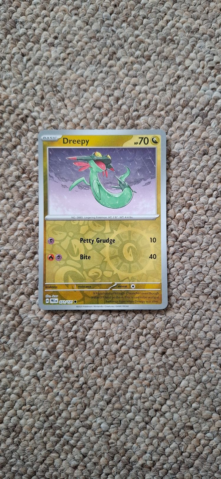 Dreepy Pokémon Card